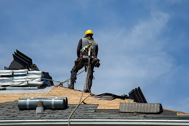 Professional Roofing technician working in Mission, KS